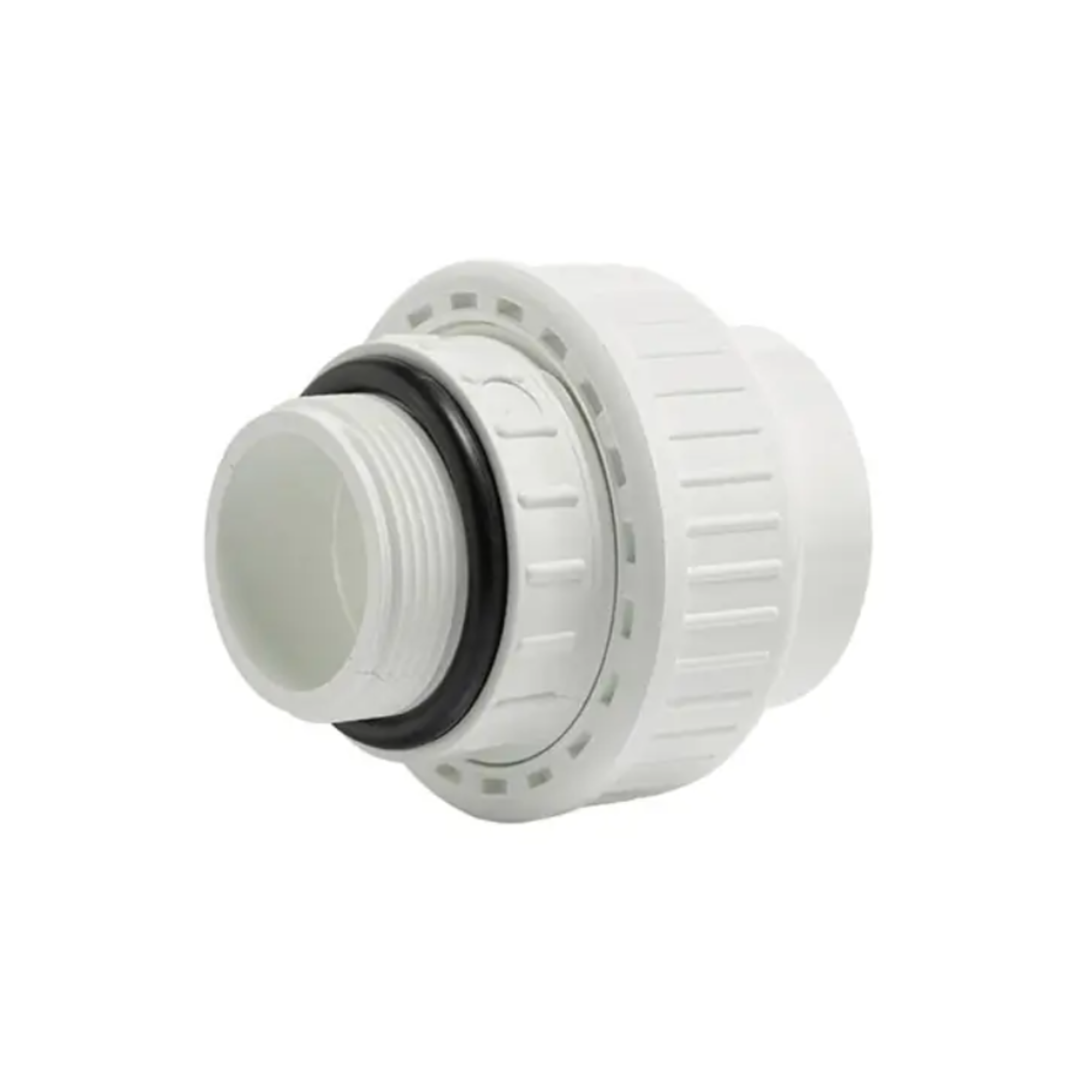 Verschraubung weiss 63 x 2" AG m.O-Ring