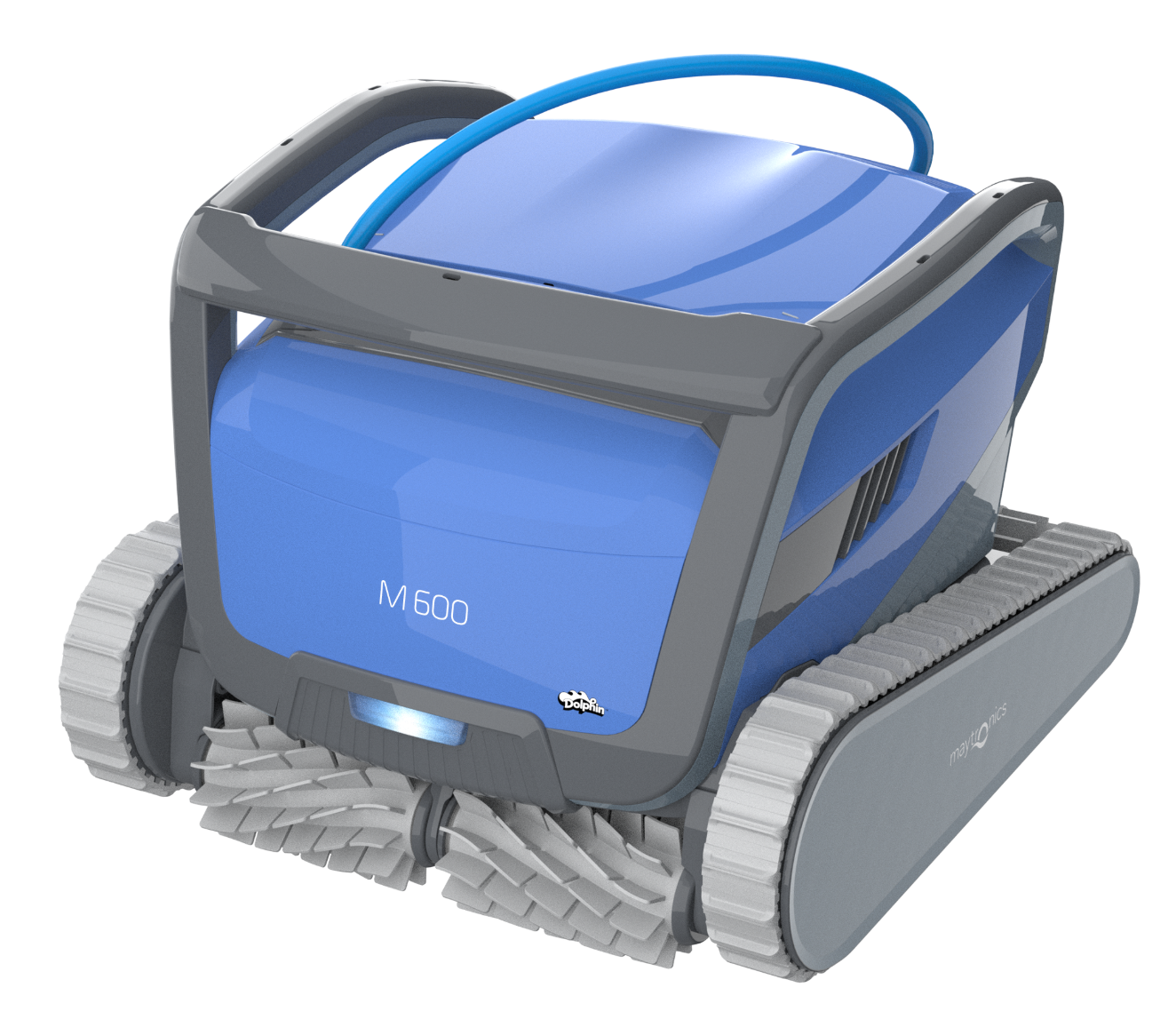 Dolphin M600 NEW mit Caddy, Kombi-Bürsten grau