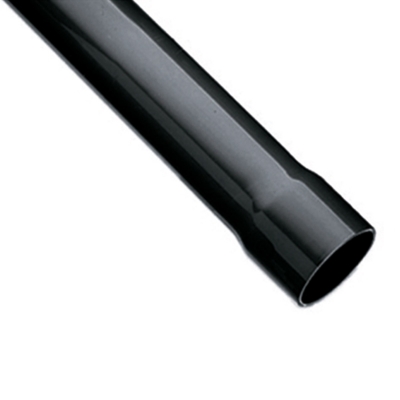 PVC-Rohr d 50 x 2,4mm - schwarz - PN10