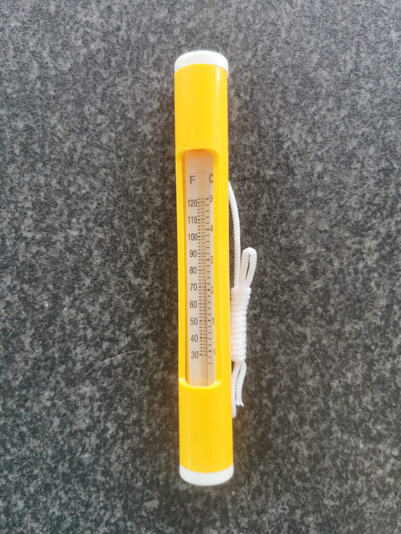 Thermometer Gelb